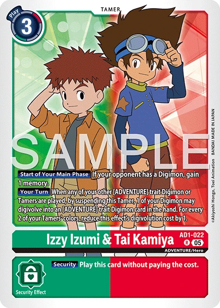 Izzy Izumi & Tai Kamiya