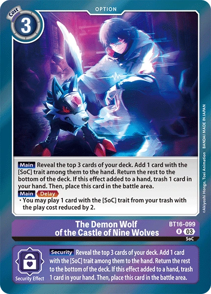 The Demon Wolf of the Castle of Nine Wolves