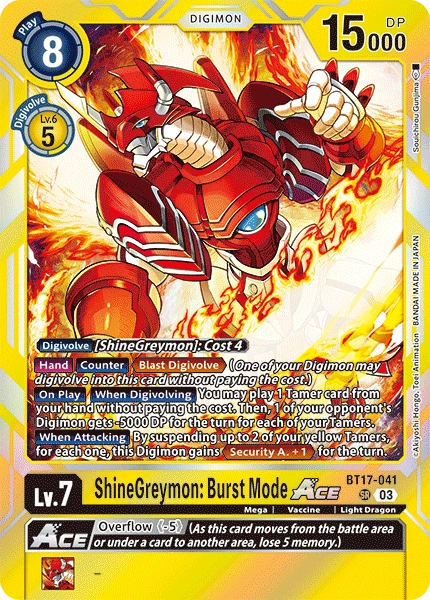ShineGreymon: Burst Mode