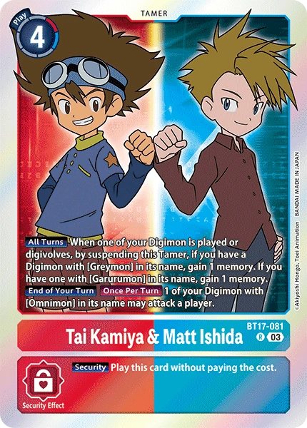 Tai Kamiya & Matt Ishida