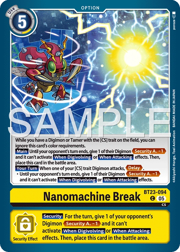Nanomachine Break