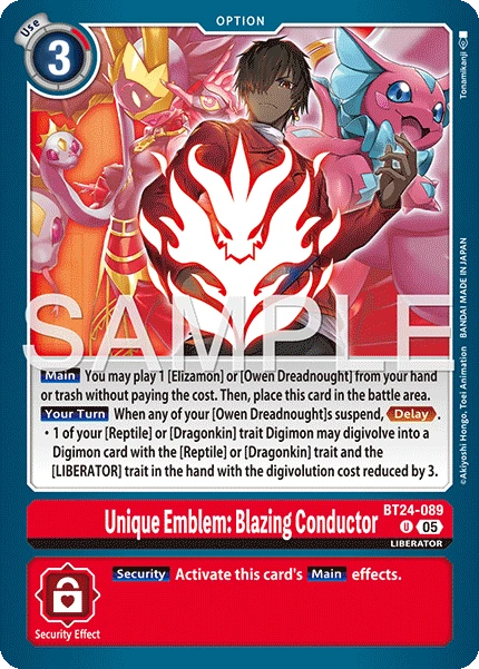 Unique Emblem: Blazing Conductor