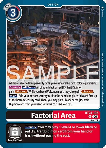Factorial Area