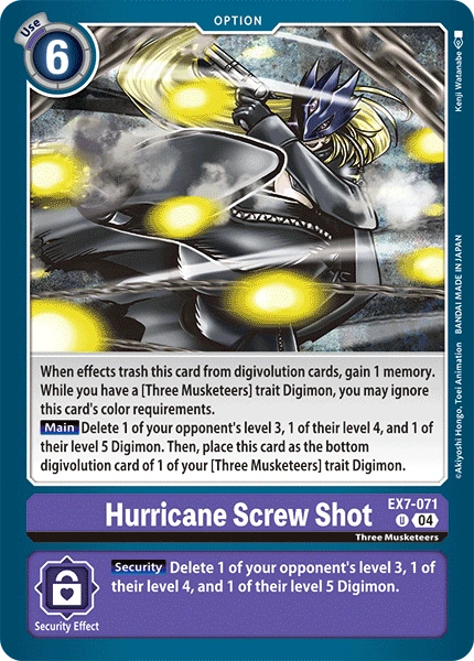 Hurricane Screw Shot