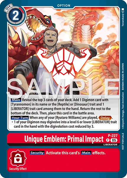 Unique Emblem: Primal Impact
