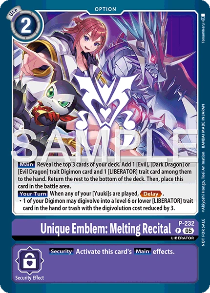 Unique Emblem: Melting Recital