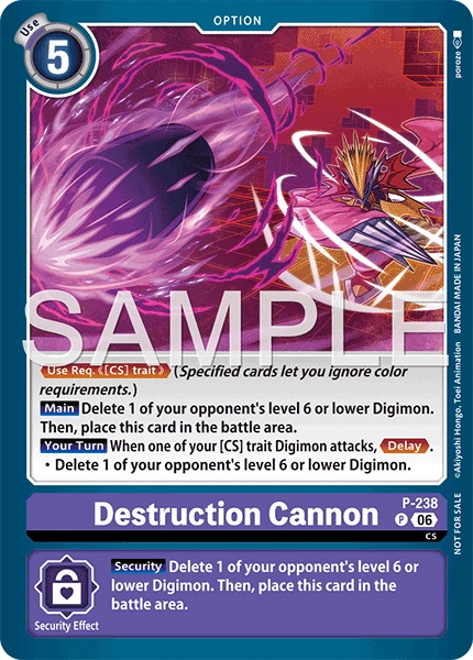 Destruction Cannon