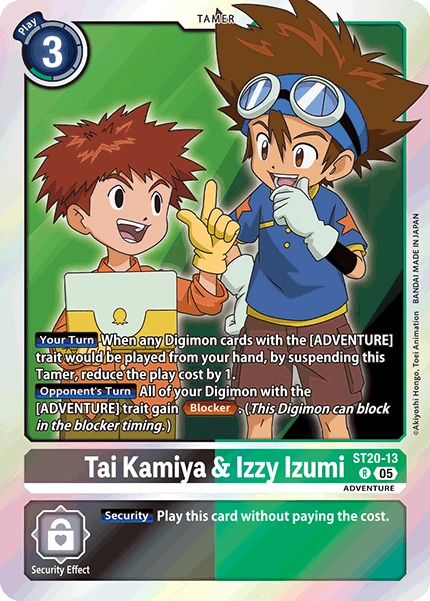 Tai Kamiya & Izzy Izumi